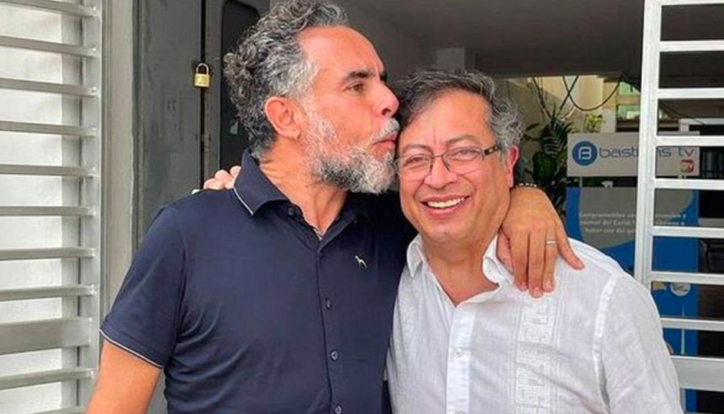 Armando Benedetti y Gustavo Petro.