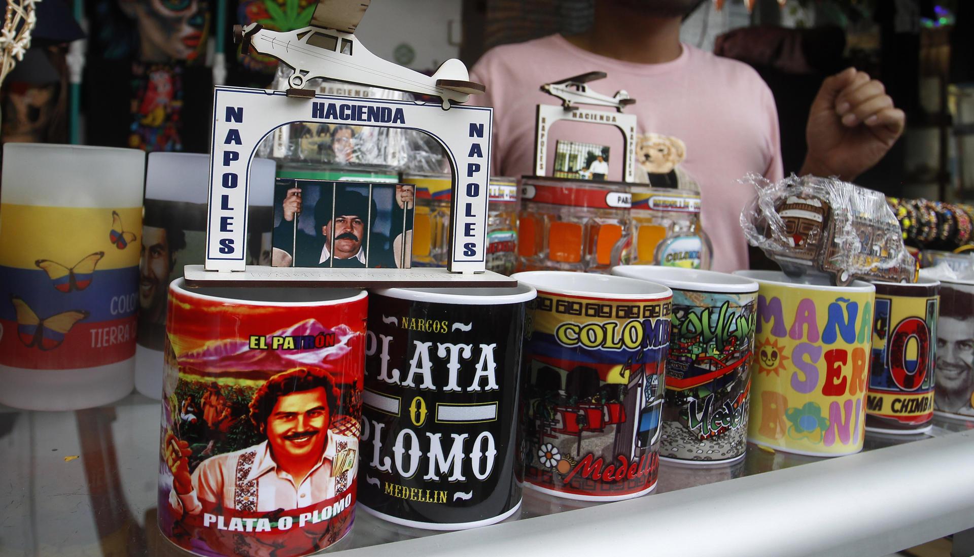 Souvenirs de Pablo Escobar.