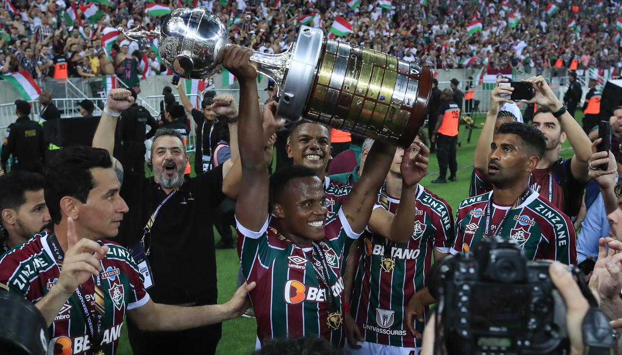 Fluminense, campeón de la edición de 2023 de la Copa Libertadores. 