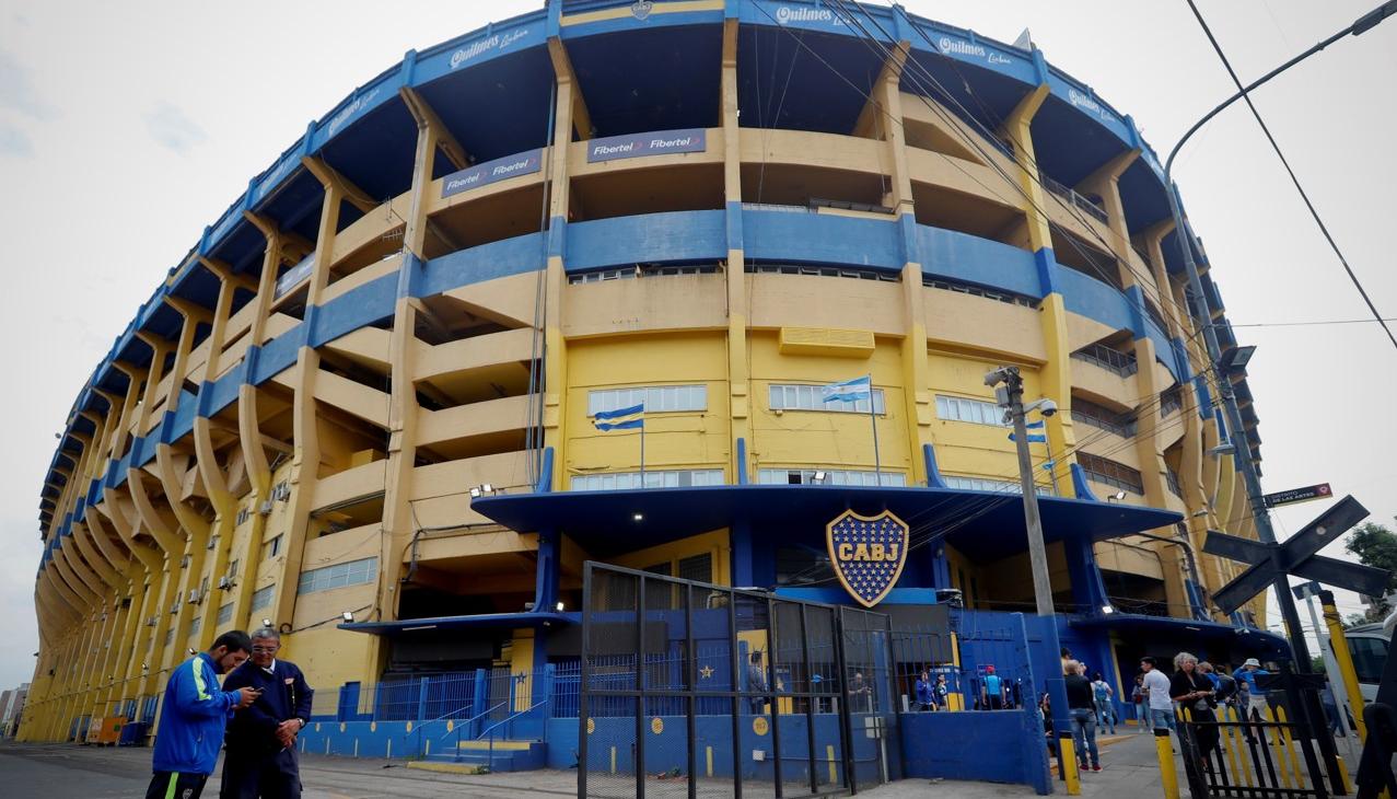 La Bombonera, estadio de Boca Juniors. 