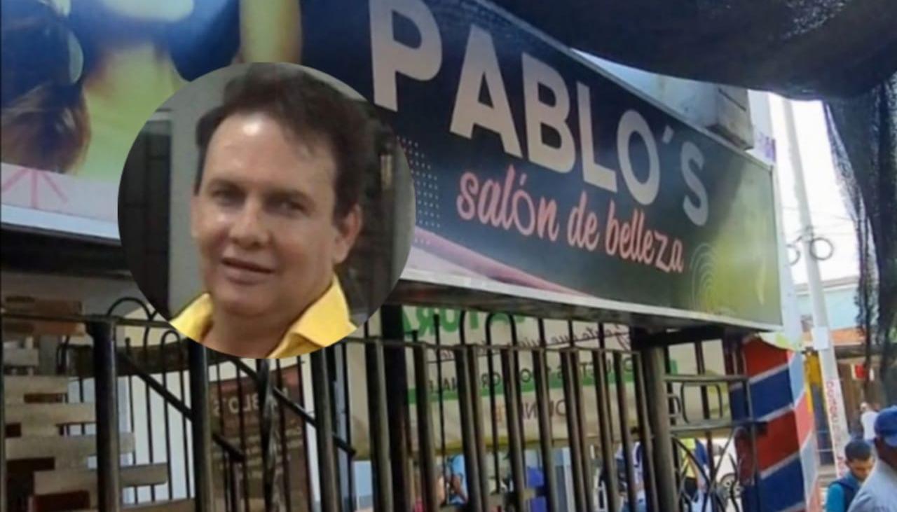 Pablo Heli Luna Navarro fue asesinado al interior de su peluquería. 