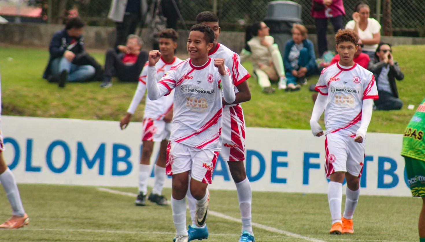 Carlos Daniel Bacca completó tres goles en el Campeonato Nacional Sub-13.