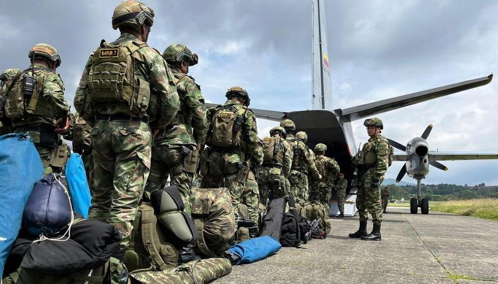 Militares enviados al sur de Bolívar y Antioquia