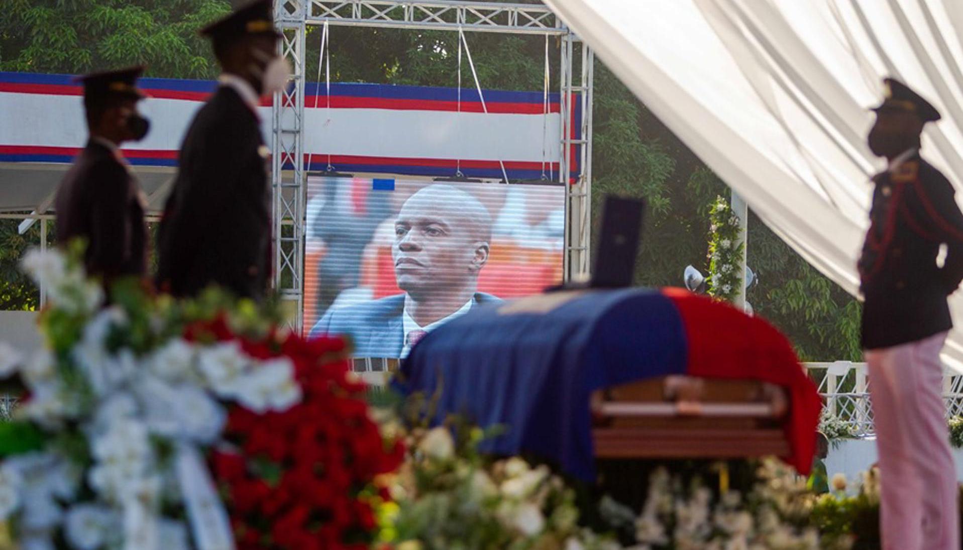 Honras fúnebres del expresidente de Haití Jovenel Moïse.