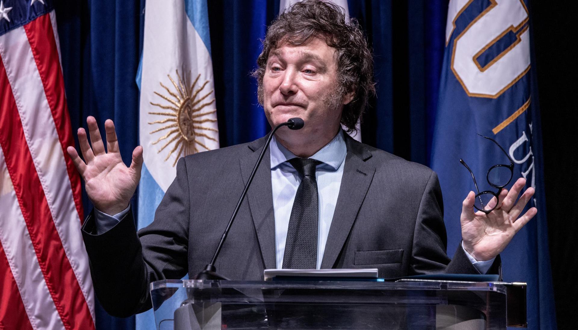 Javier Milei, presidente de Argentina.