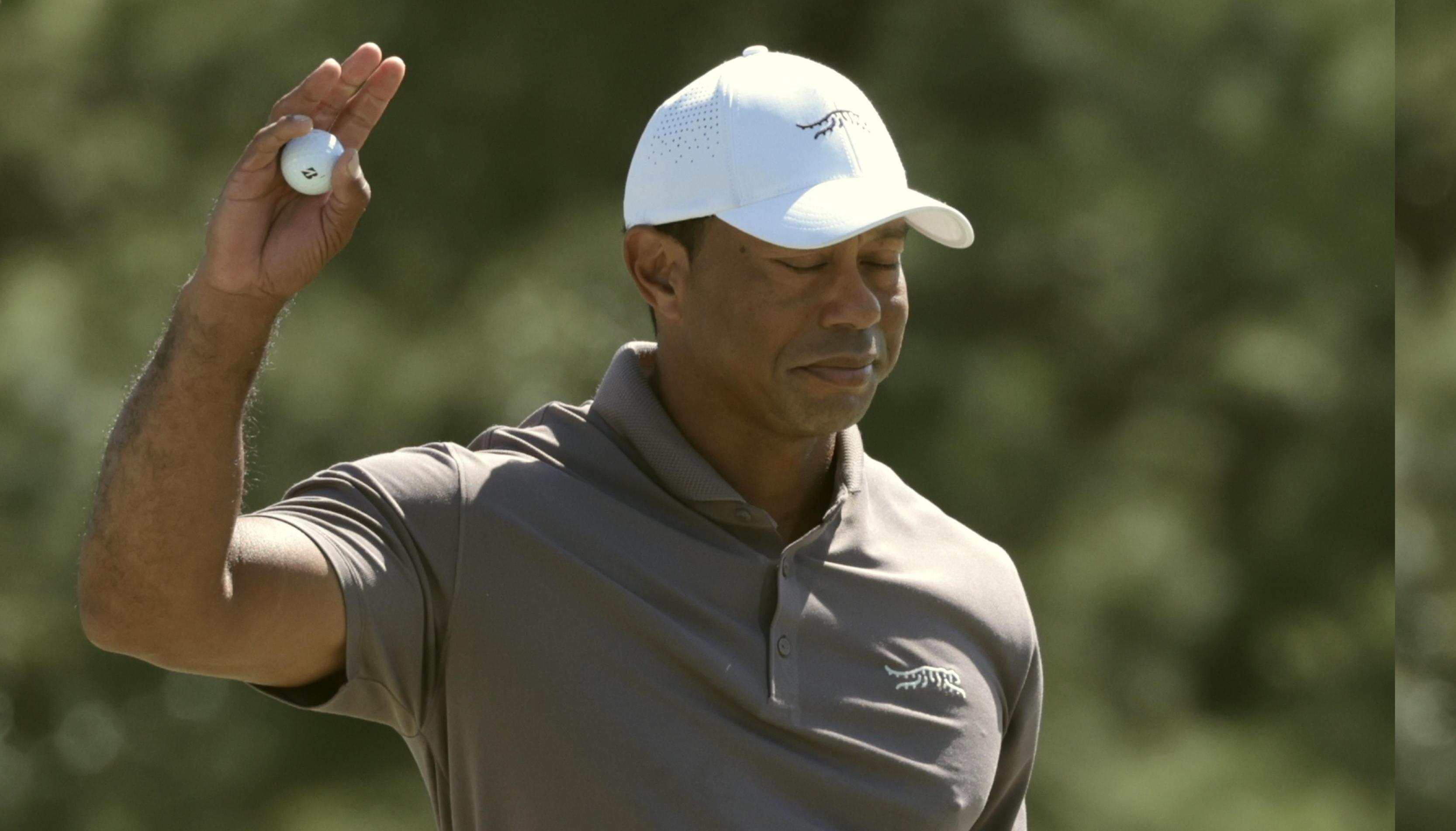 El estadounidense Tiger Woods, ganador en cinco ocasiones del Masters de Augusta.