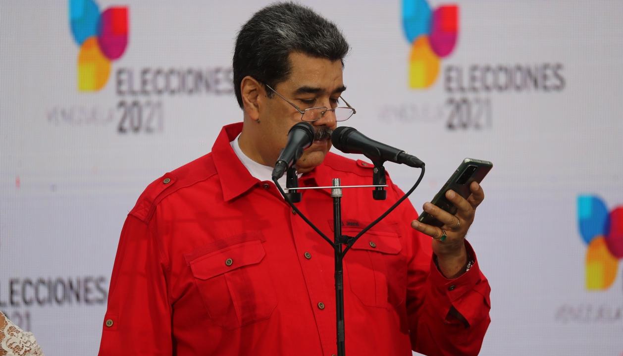 El Presidente de Venezuela , Nicolás Maduro.