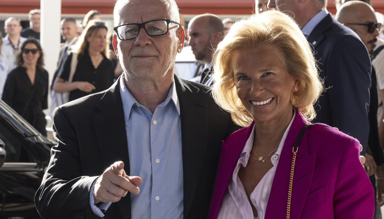 Thierry Fremaux, director del Festival de Cannes e Iris Knobloch, presidenta del Festival.