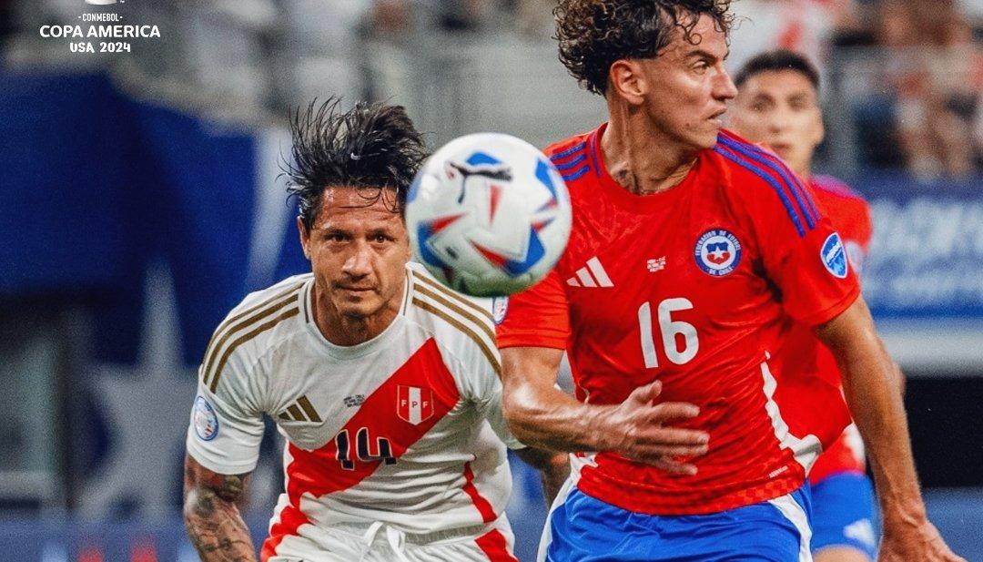 El partido entre chilenos y peruanos fue sin goles. 