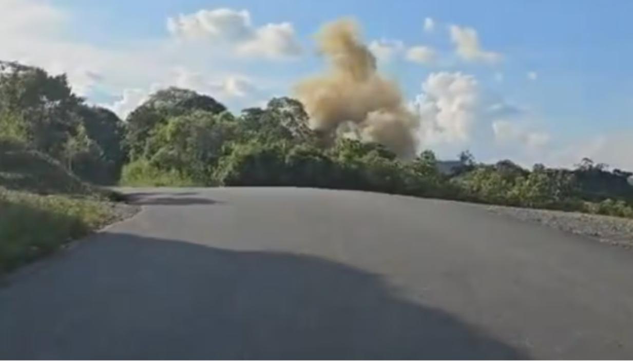 Explosión en el Valle del Cauca. 