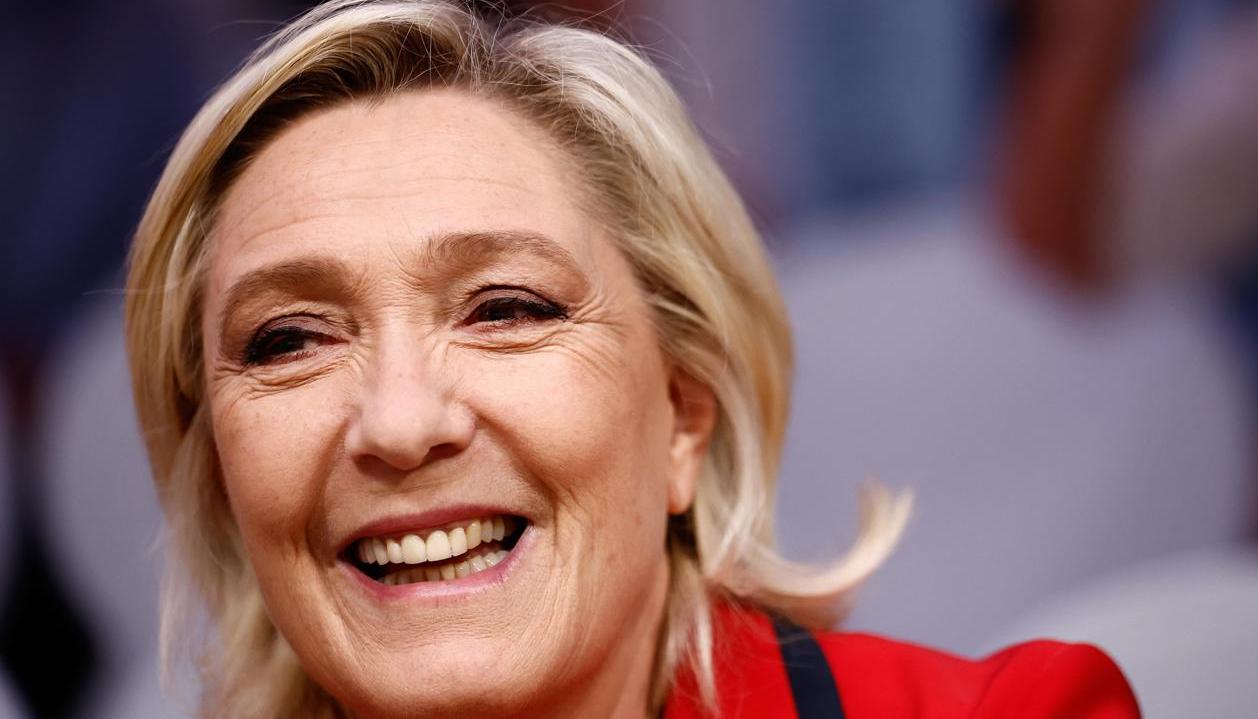 La líder ultraderechista francesa Marine Le Pen.