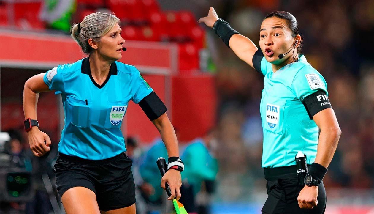 Las árbitras brasileñas y Edina Alves son las dos primeras mujeres en dirigir un partido en la historia de la Copa América