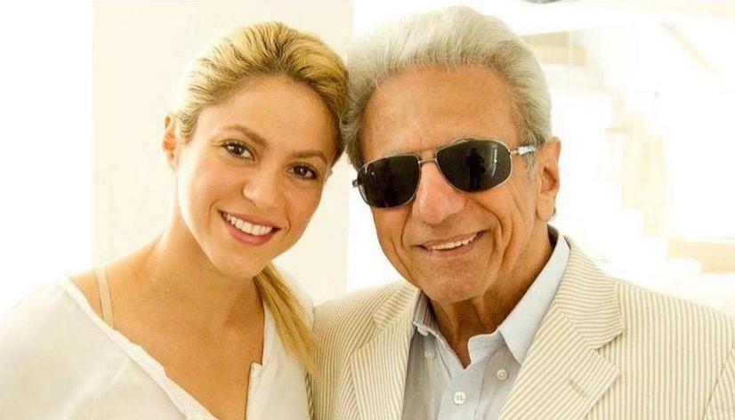 Shakira y su papá William Mebarak.