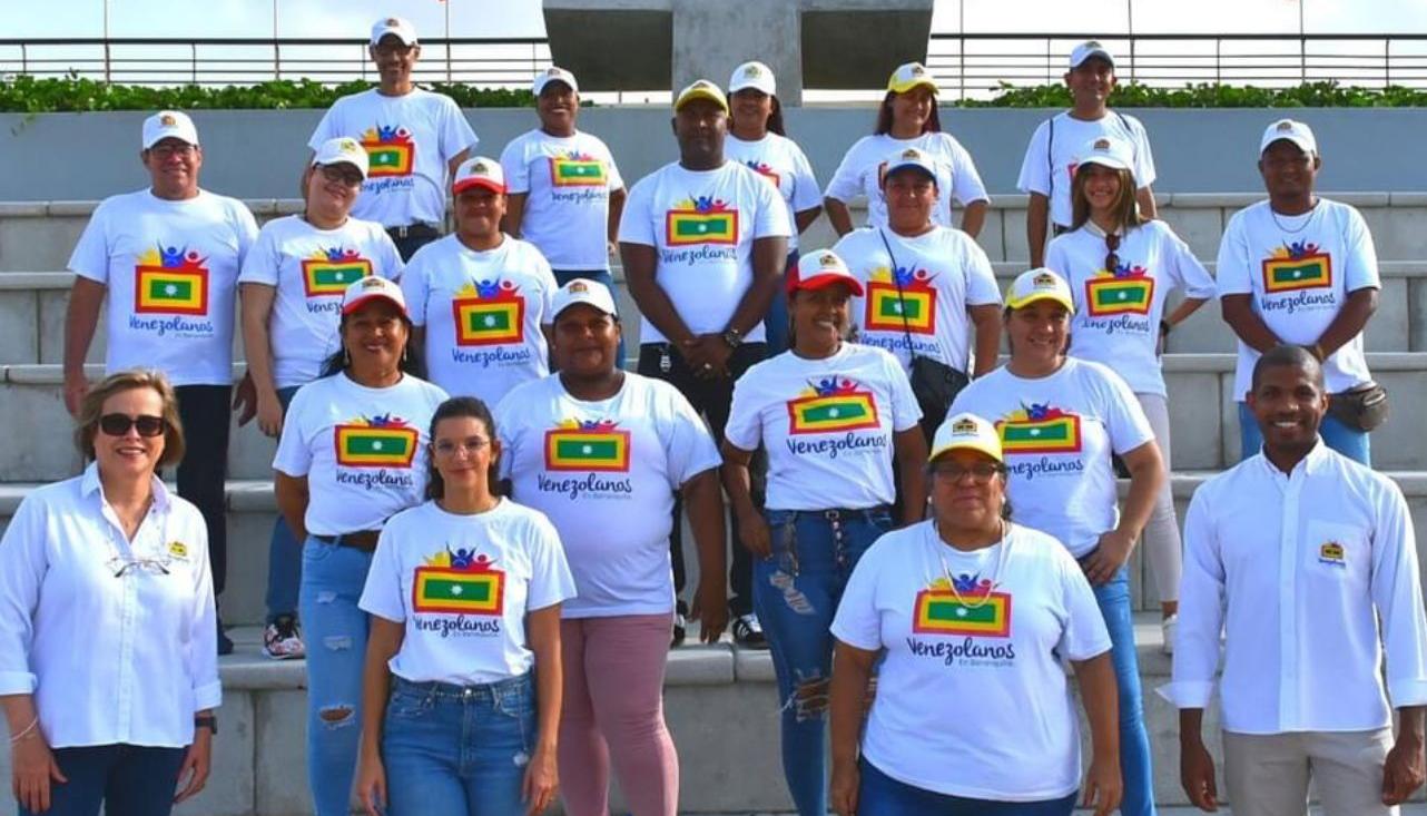 Miembros de 'Venezolanos en Barranquilla'.
