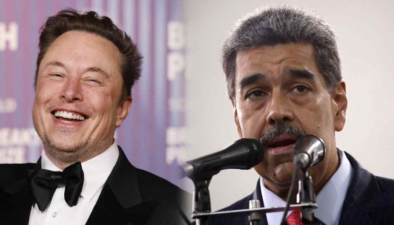 Elon Musk y Nicolás Maduro.