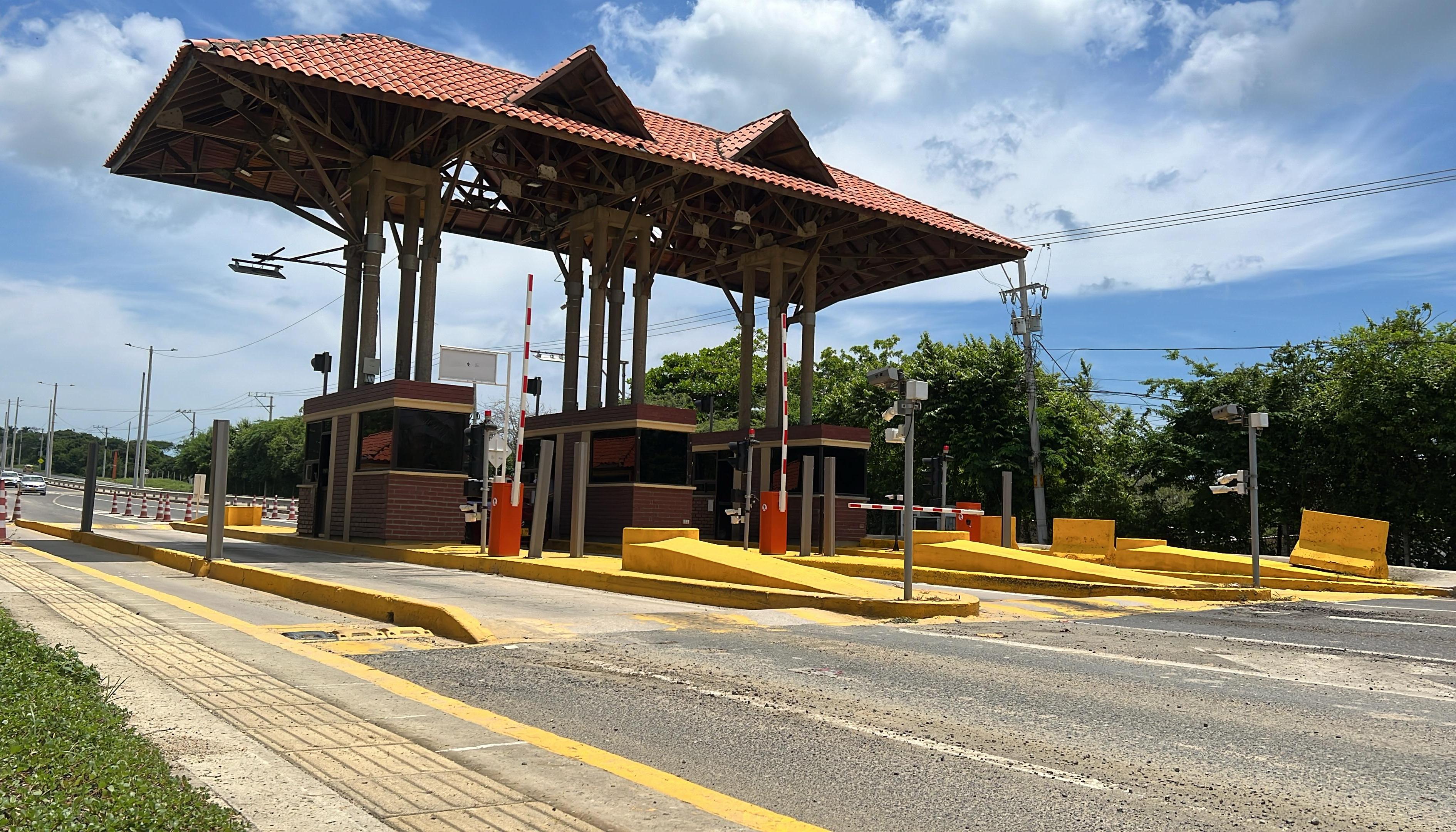 Peaje Papiros en Puerto Colombia.