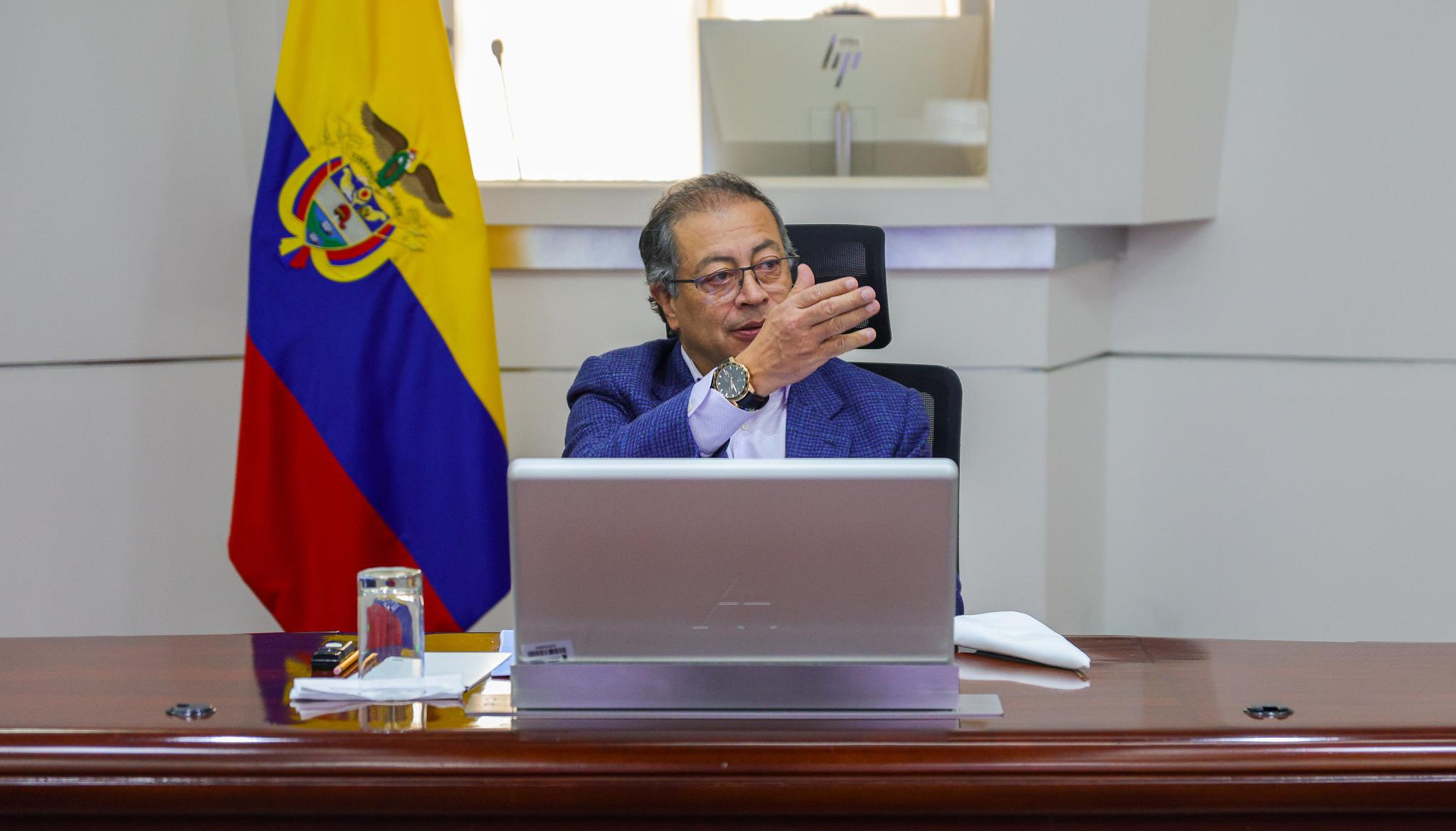 El Presidente colombiano, Gustavo Petro.