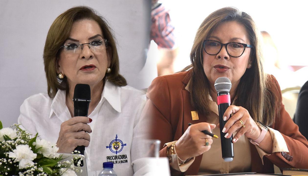 Margarita Cabello y Luz Adriana Camargo Garzón.