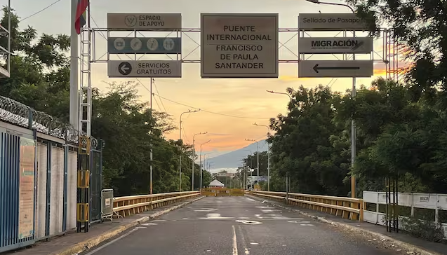 Puente Internacional Francisco de Paula Santander, frontera colombo-venezolana.