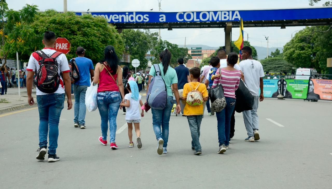 Venezolanos en Colombia. 