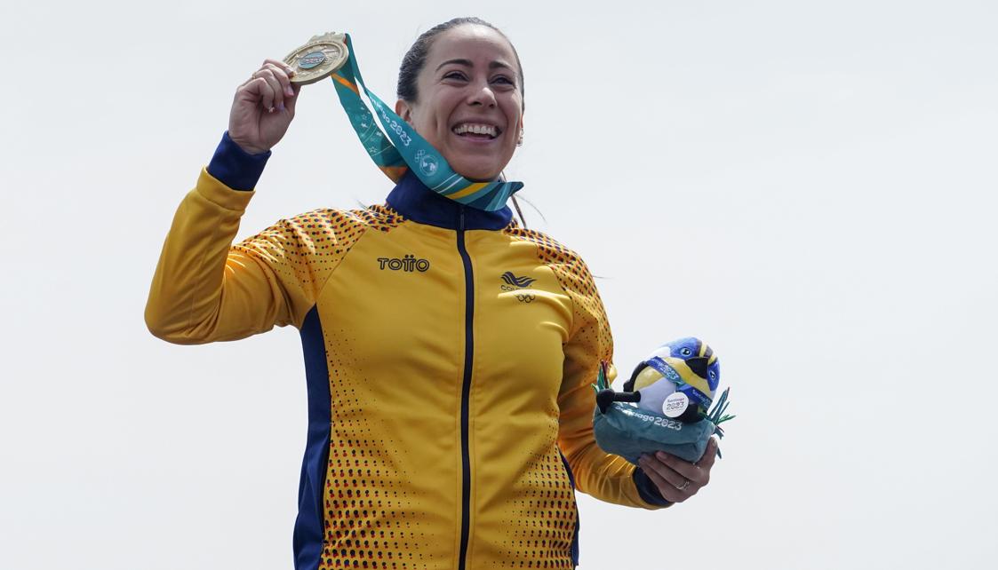 Mariana Pajón buscará su cuarta medalla olímpica en París. 