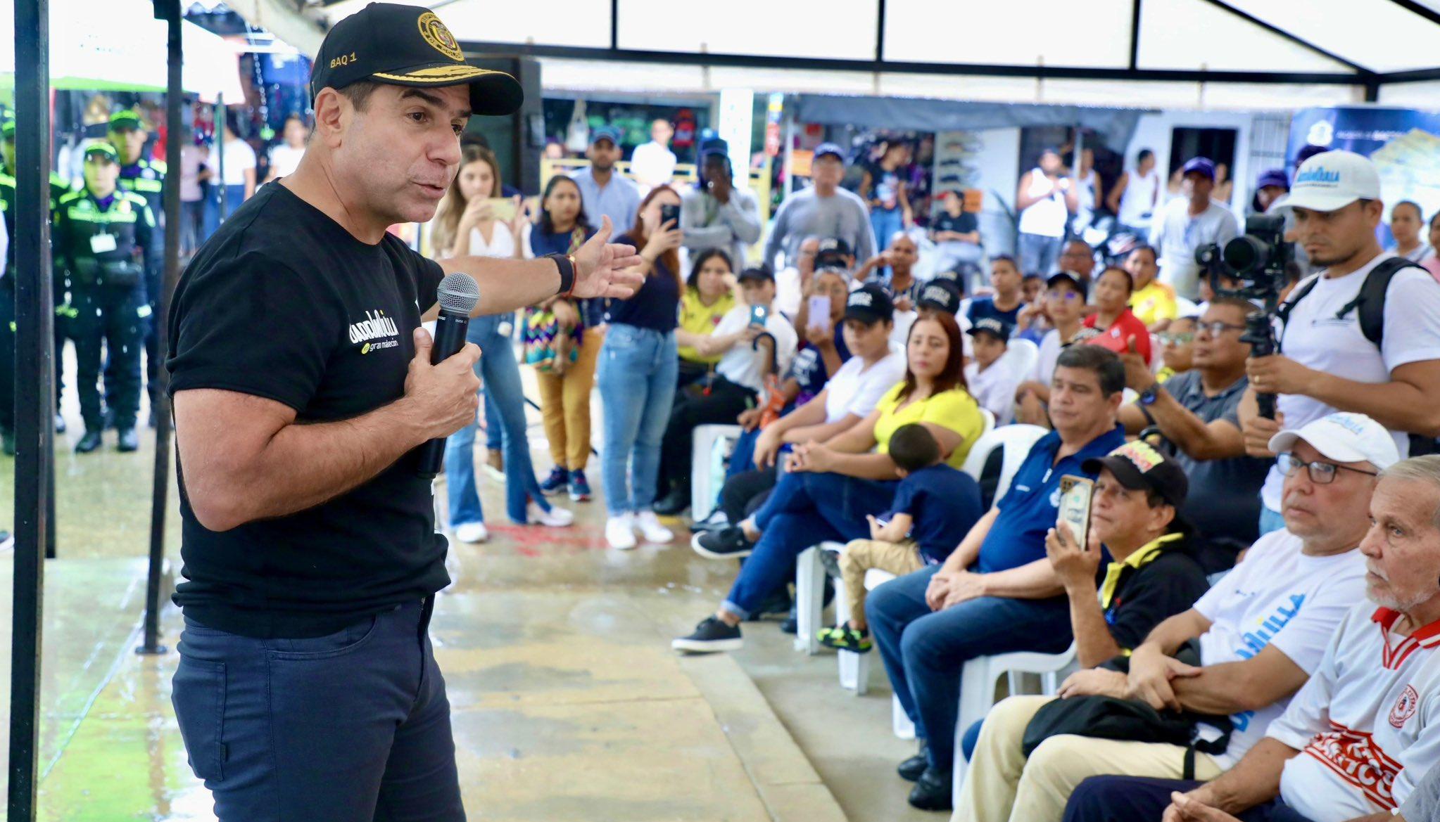 El Alcalde de Barranquilla, Alex Char.