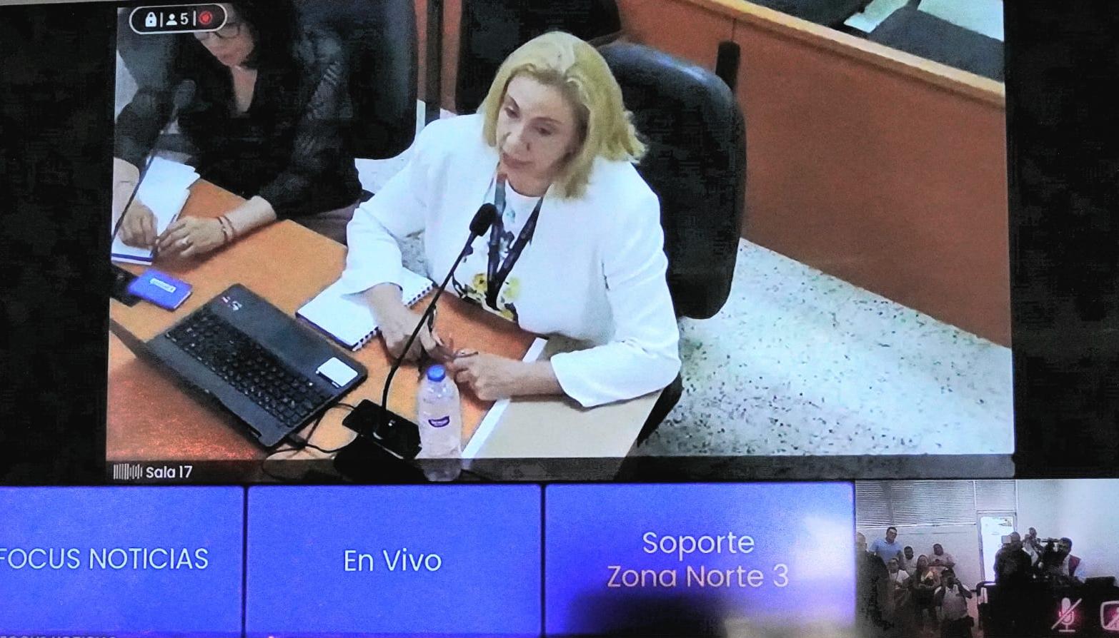 La fiscal 3 delegada contra el lavados de activos, Lucy Marcela Laborde. 