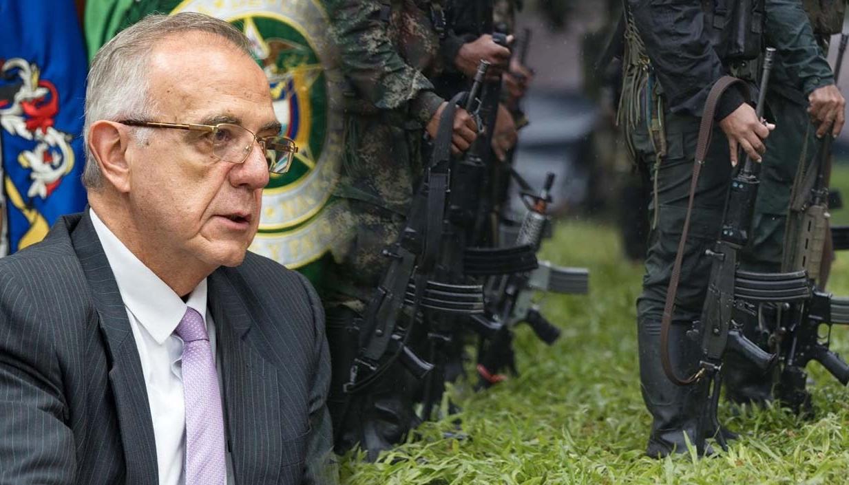 Ministro de Defensa y disidencias de las FARC.