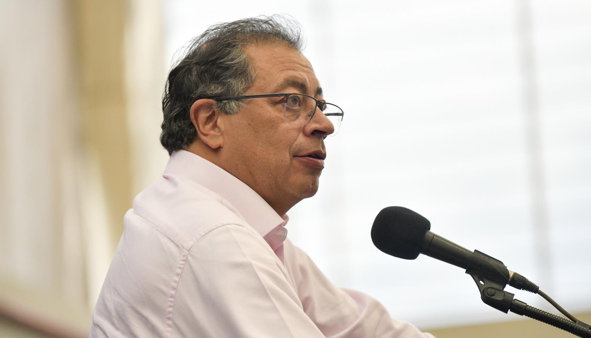 El Presidente Gustavo Petro.