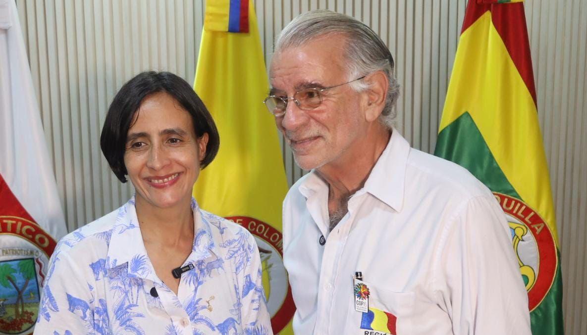 Susana Muhamad y Eduardo Verano.