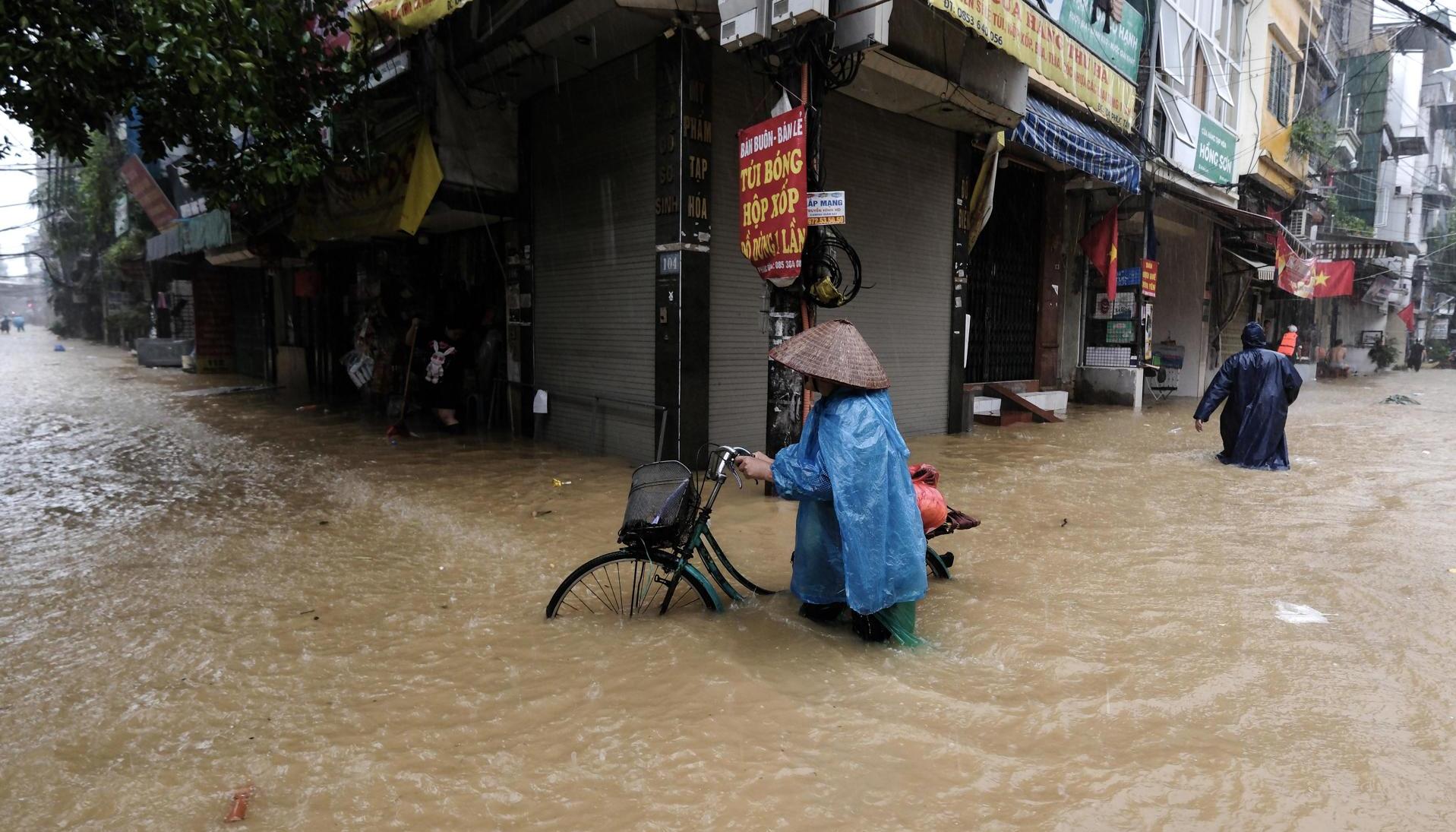 Inundaciones en las calles.