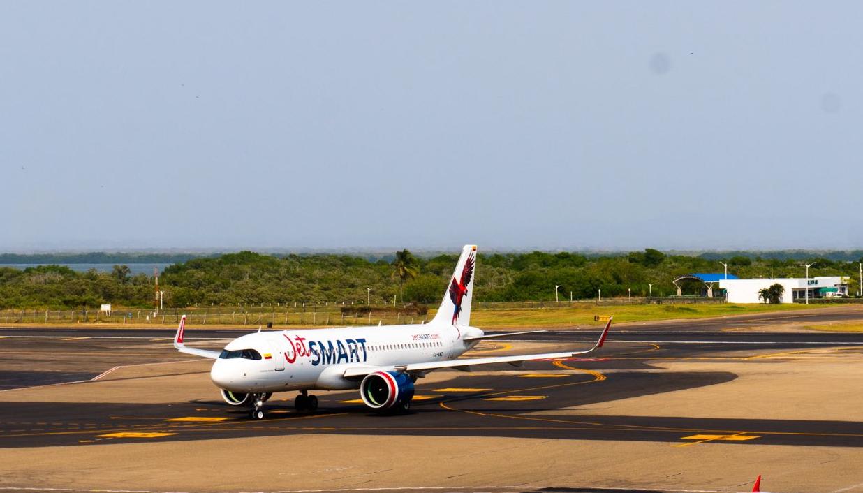 Pista del aeropuerto de Cartagena.