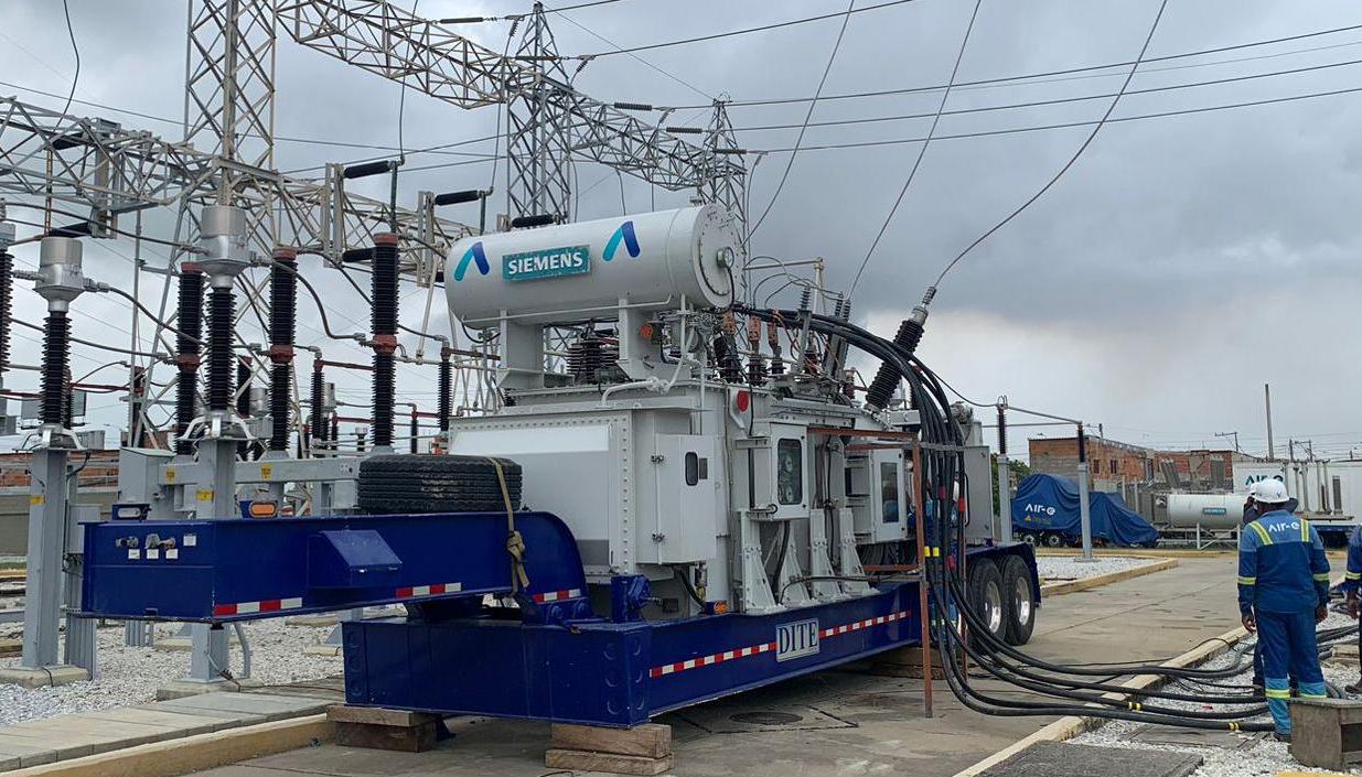 Subestación de energía en Barranquilla. 