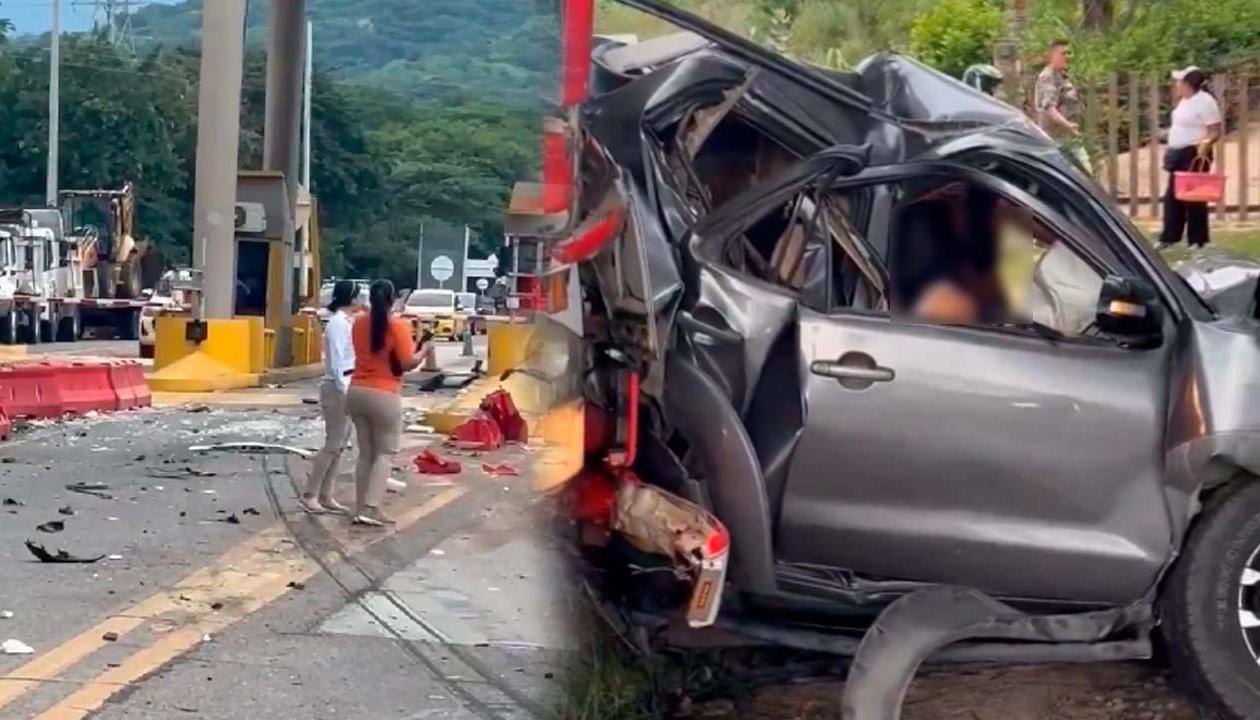 Imágenes del accidente.