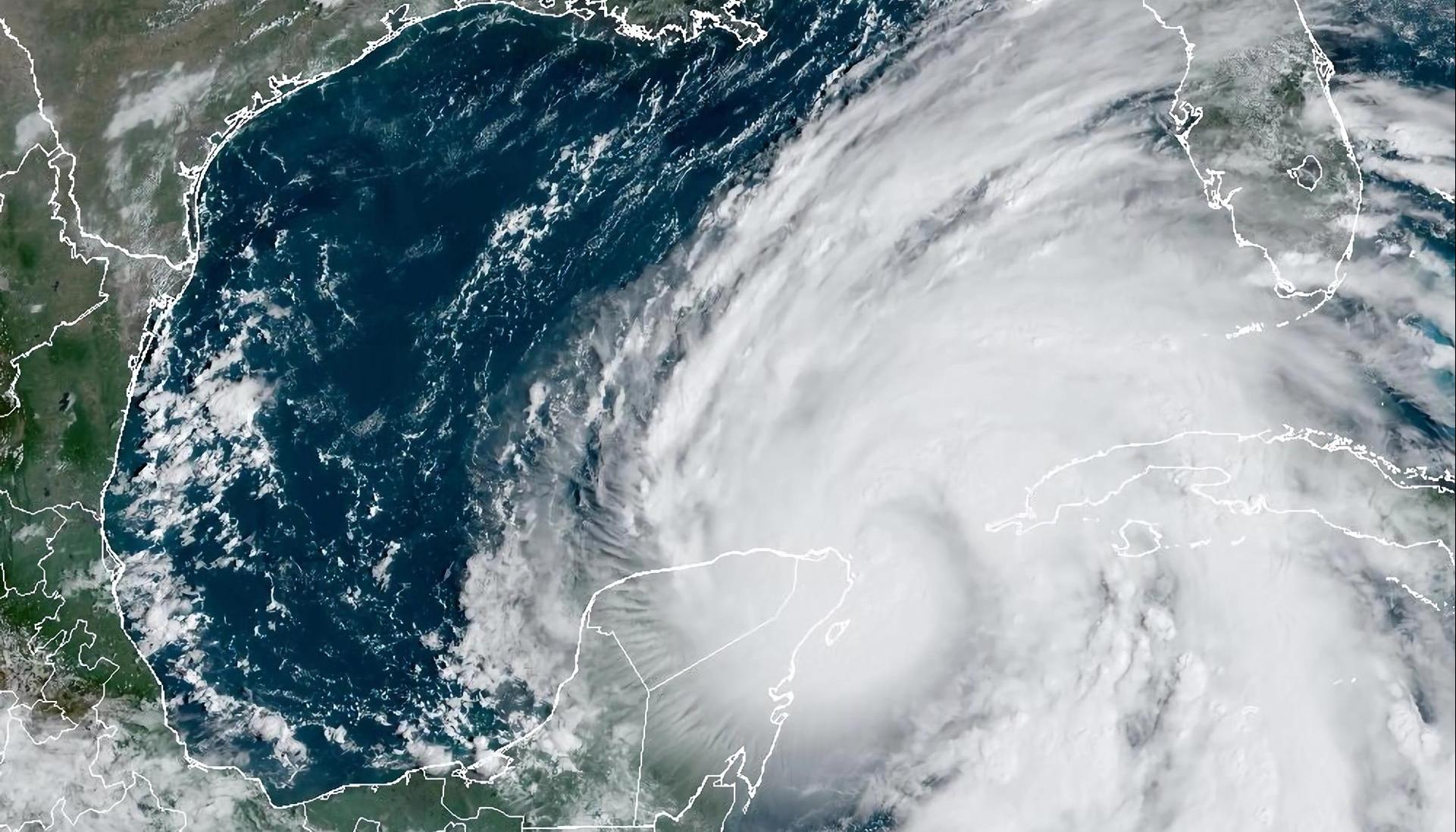 Aspecto del huracán Helene desde el espacio. 