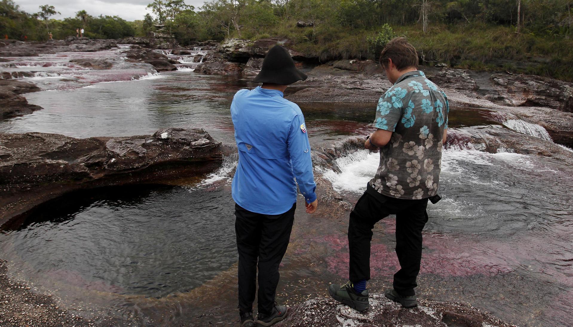 Río de los Siete Colores, en zona rural del Magdalena.