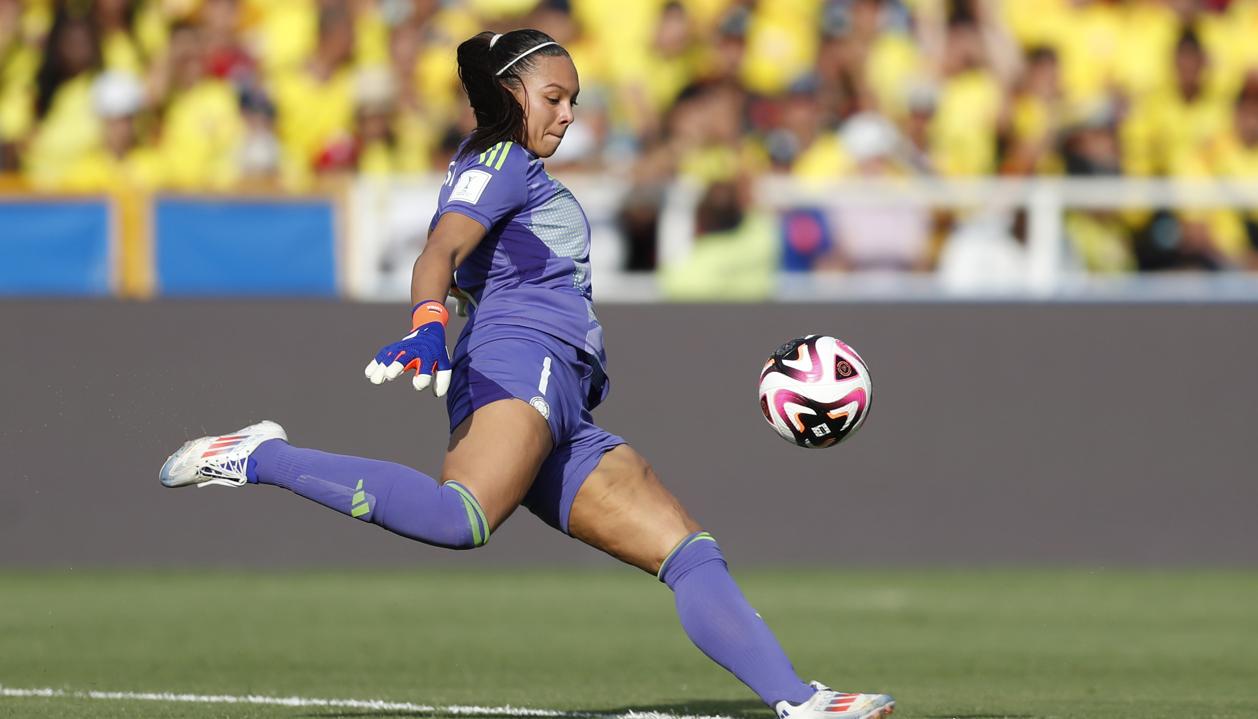 Luisa Agudelo, portera de la Selección Colombia femenina sub-20.