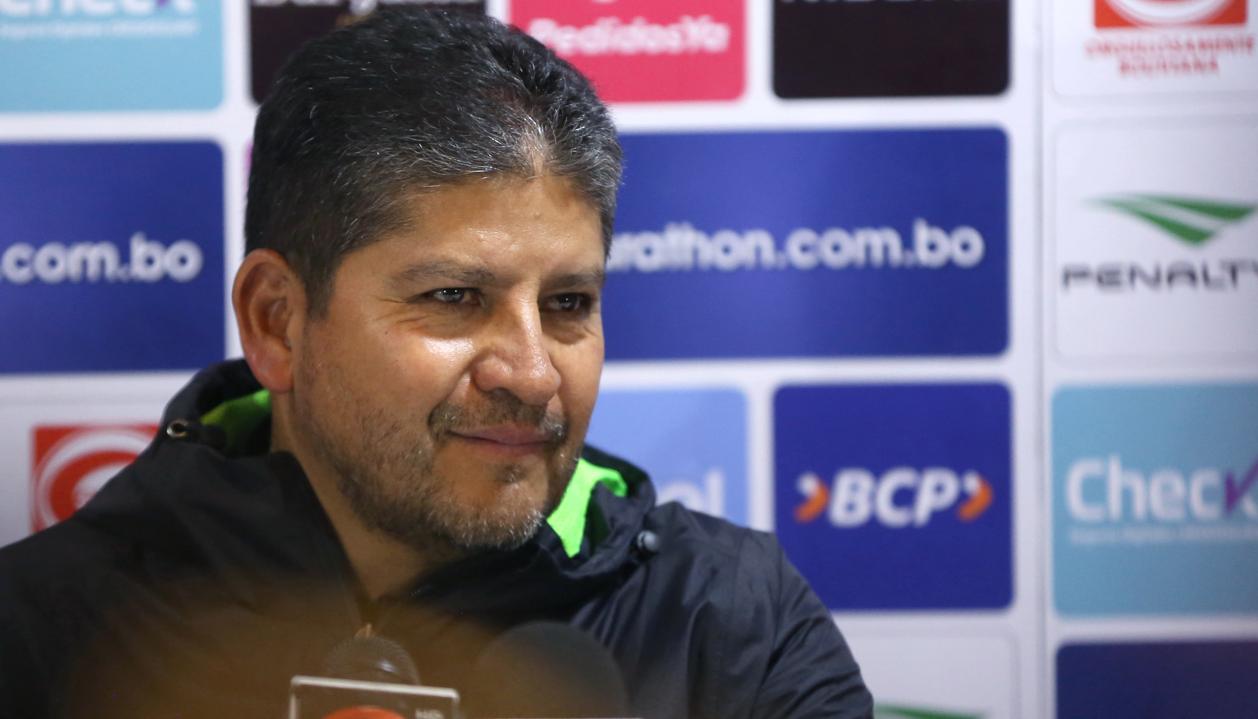 Óscar Villegas, entrenador de la selección boliviana de fútbol.