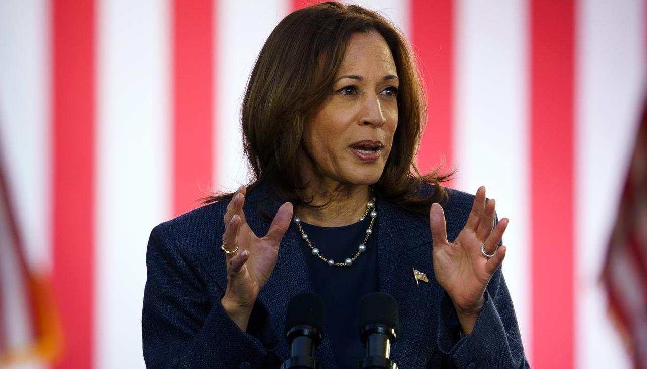 Kamala Harris, vicepresidenta y candidata demócrata. 