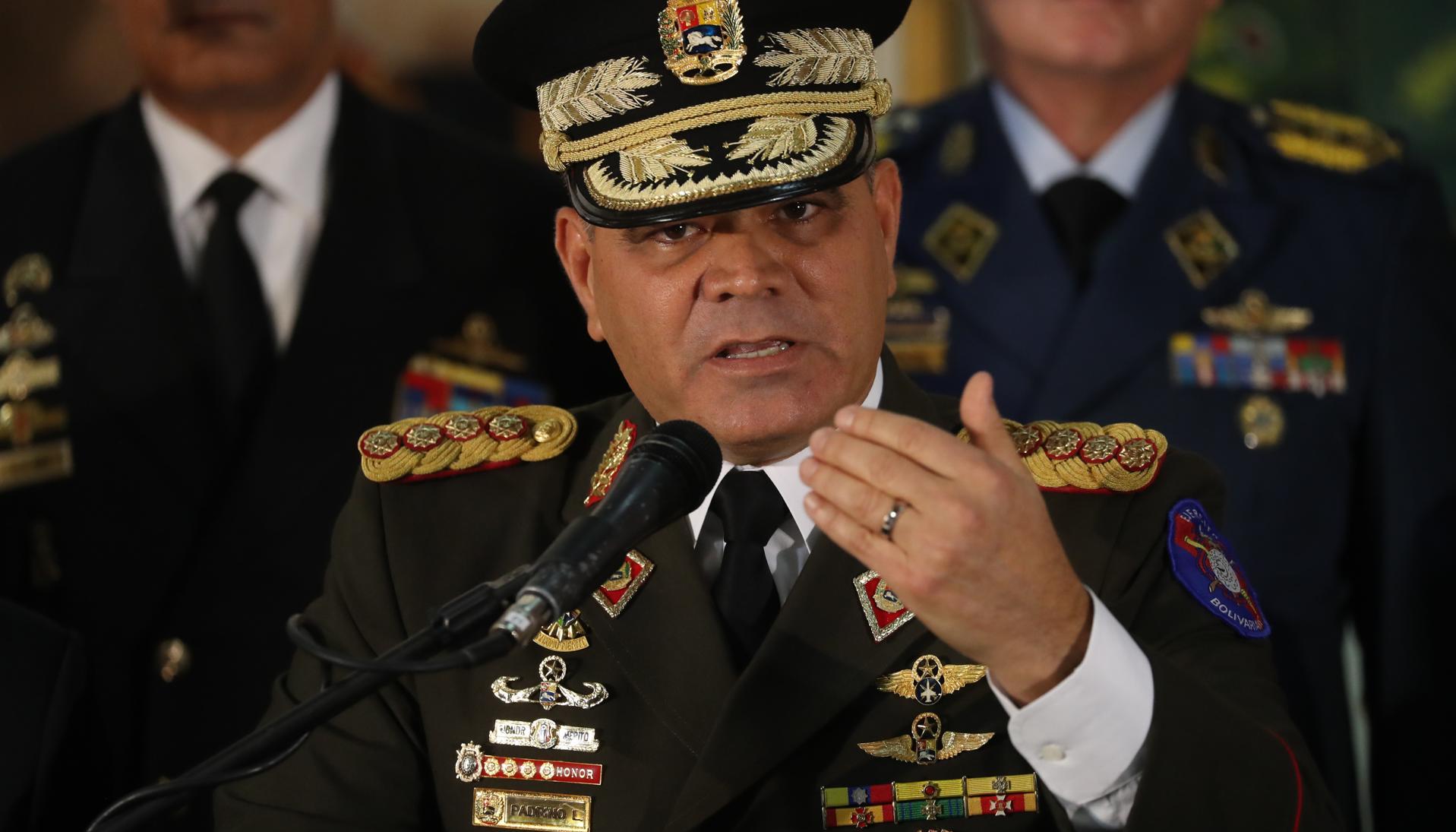 Ministro de Defensa de Venezuela, Vladimir Padrino López.