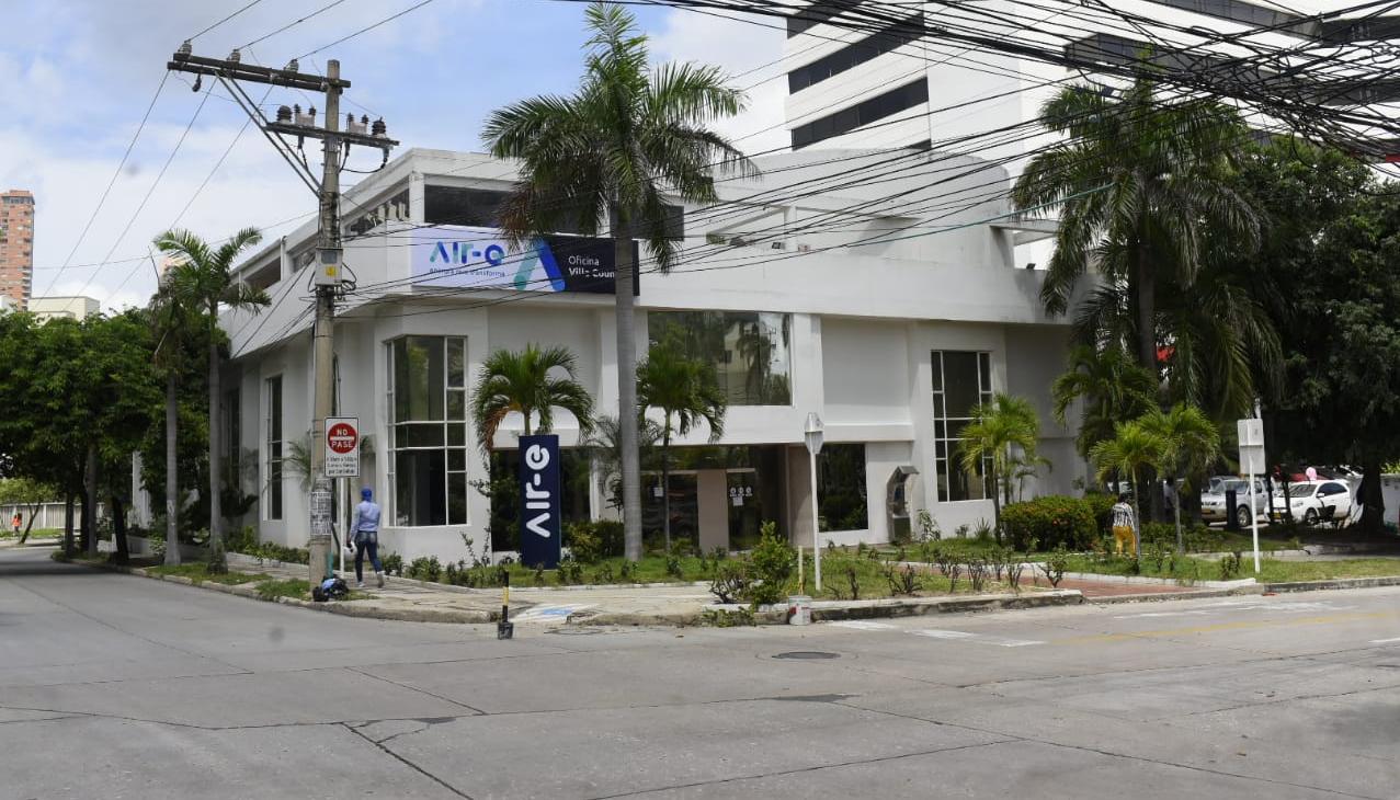 Fachada de la empresa Air-e.