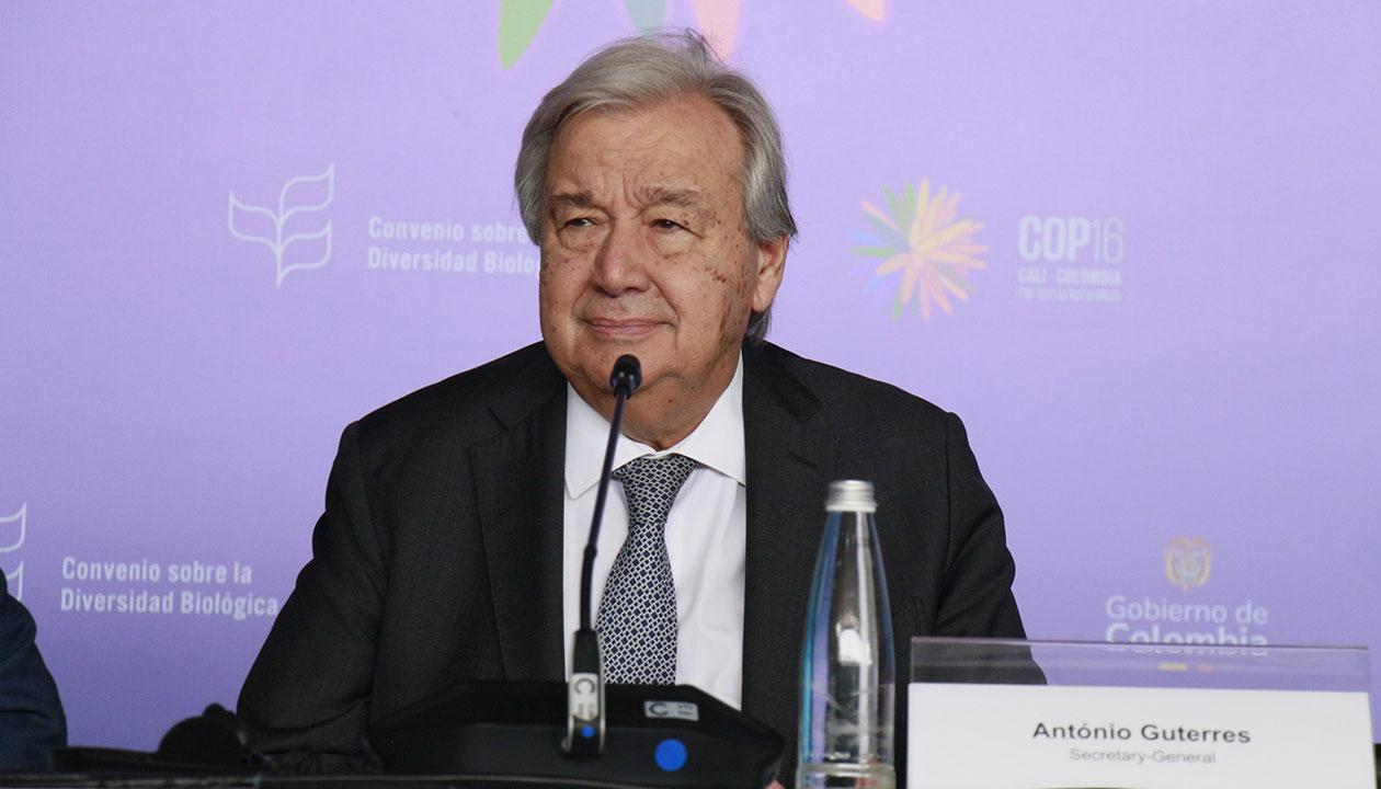 António Guterres, secretario general de la ONU.