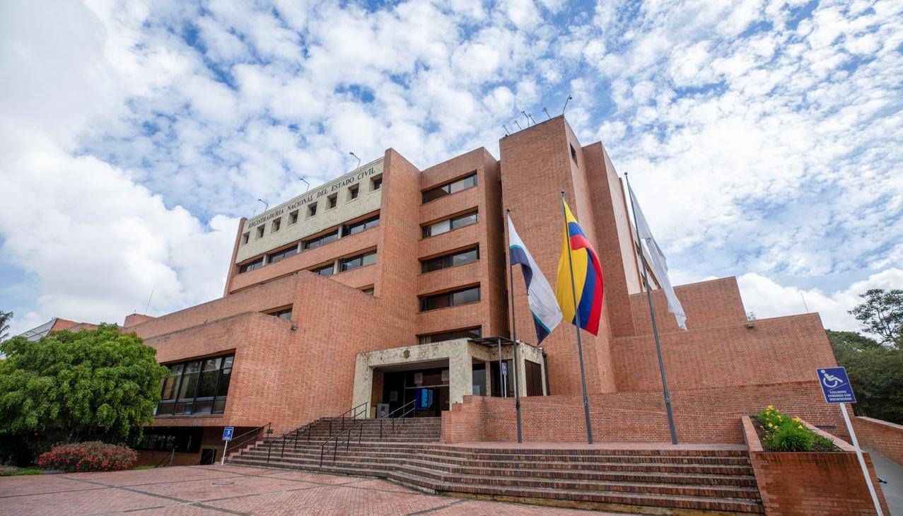 Sede principal de la Registraduría Nacional del Estado Civil, en Bogotá. 