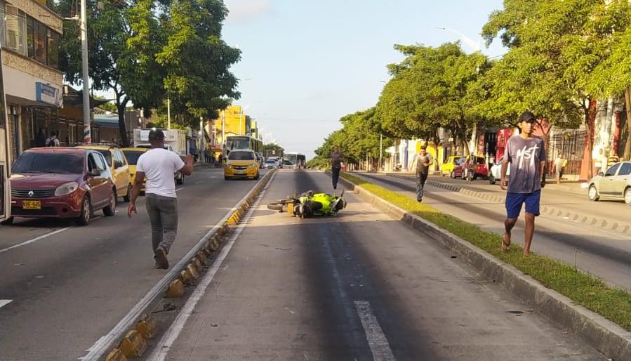 Accidente en la Murillo. 