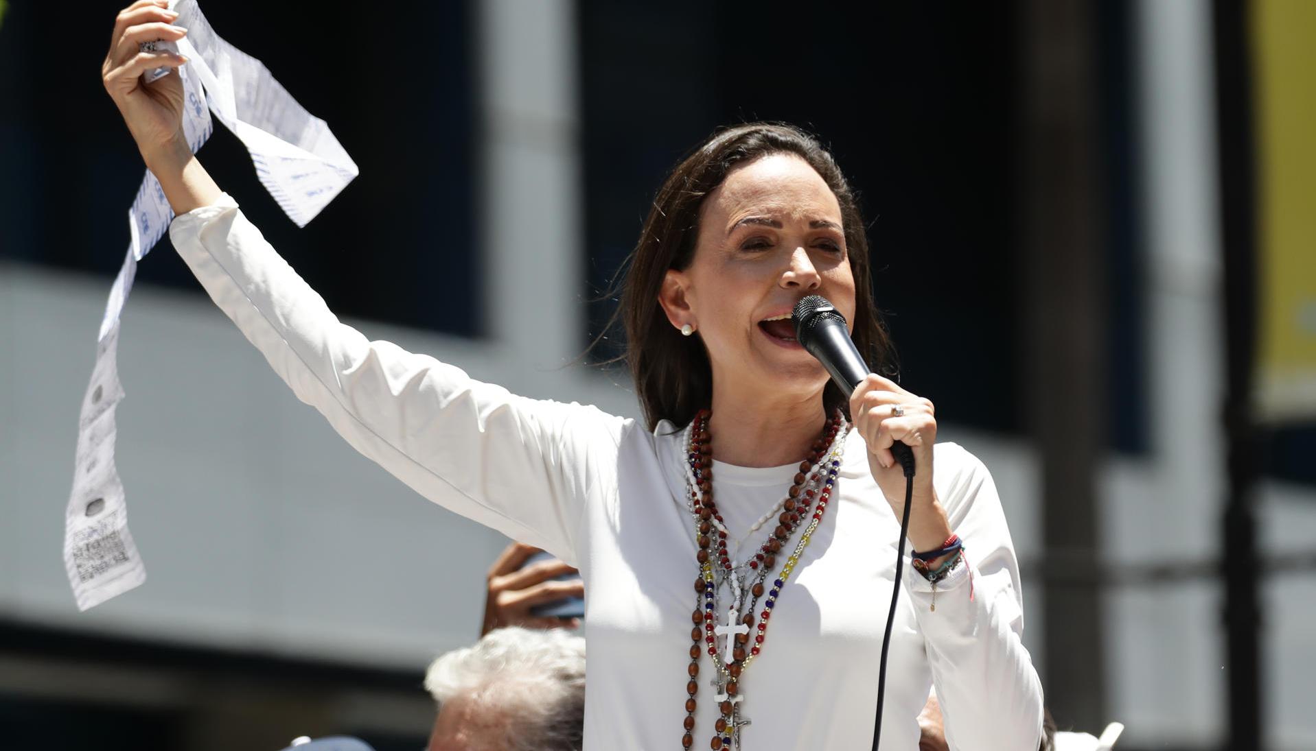 María Corina Machado, líder opositora venezolana.