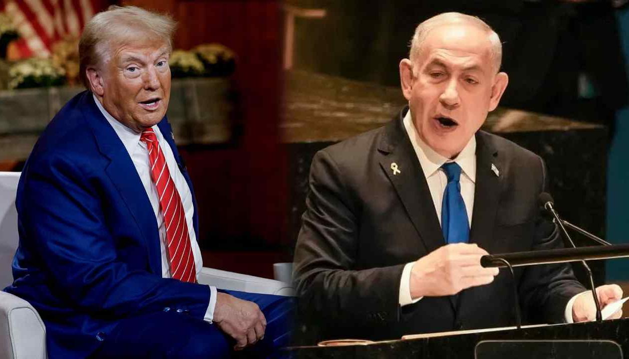 Donald Trump y Benjamin Netanyahu. 