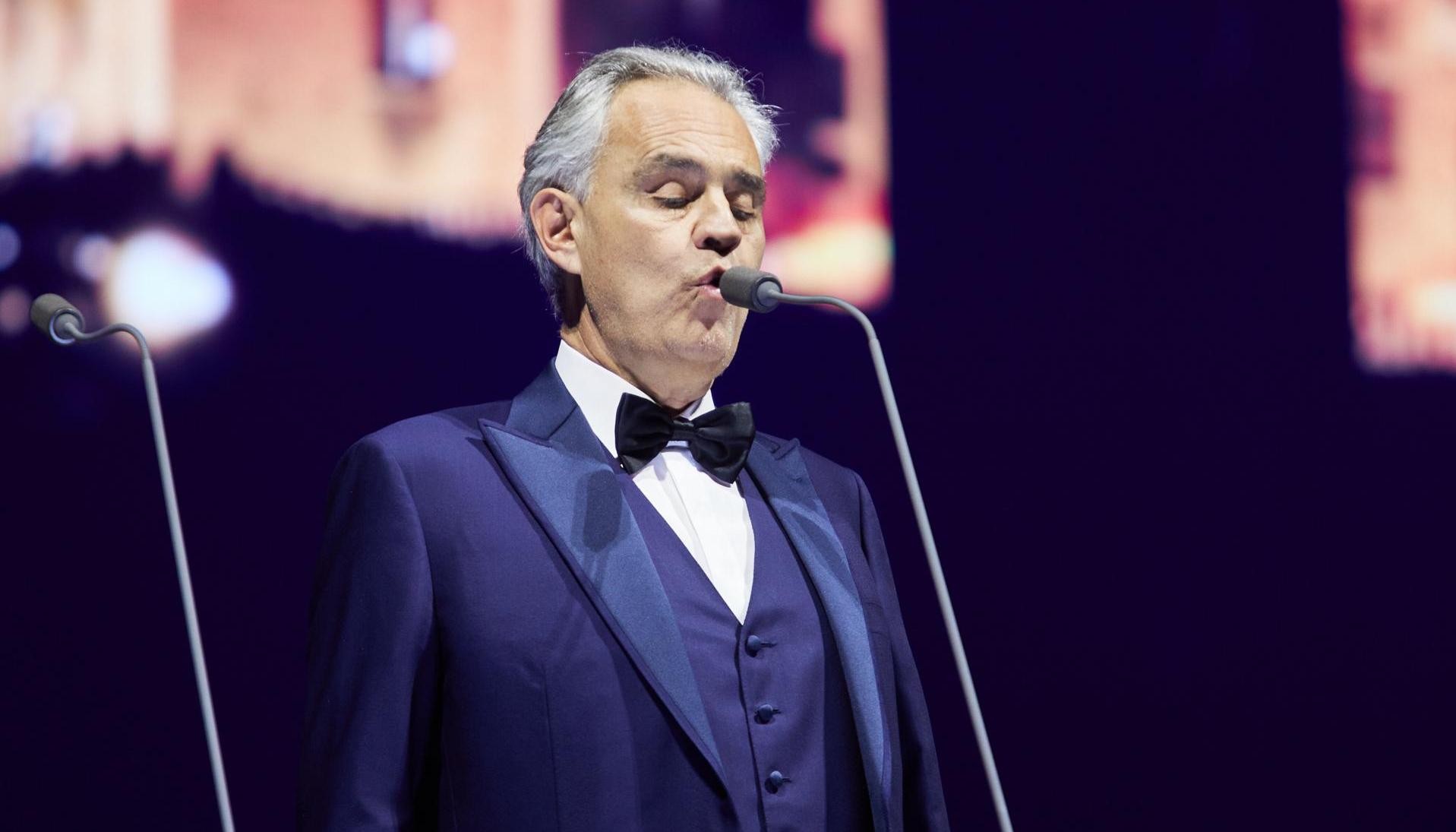 El italiano Andrea Bocelli.