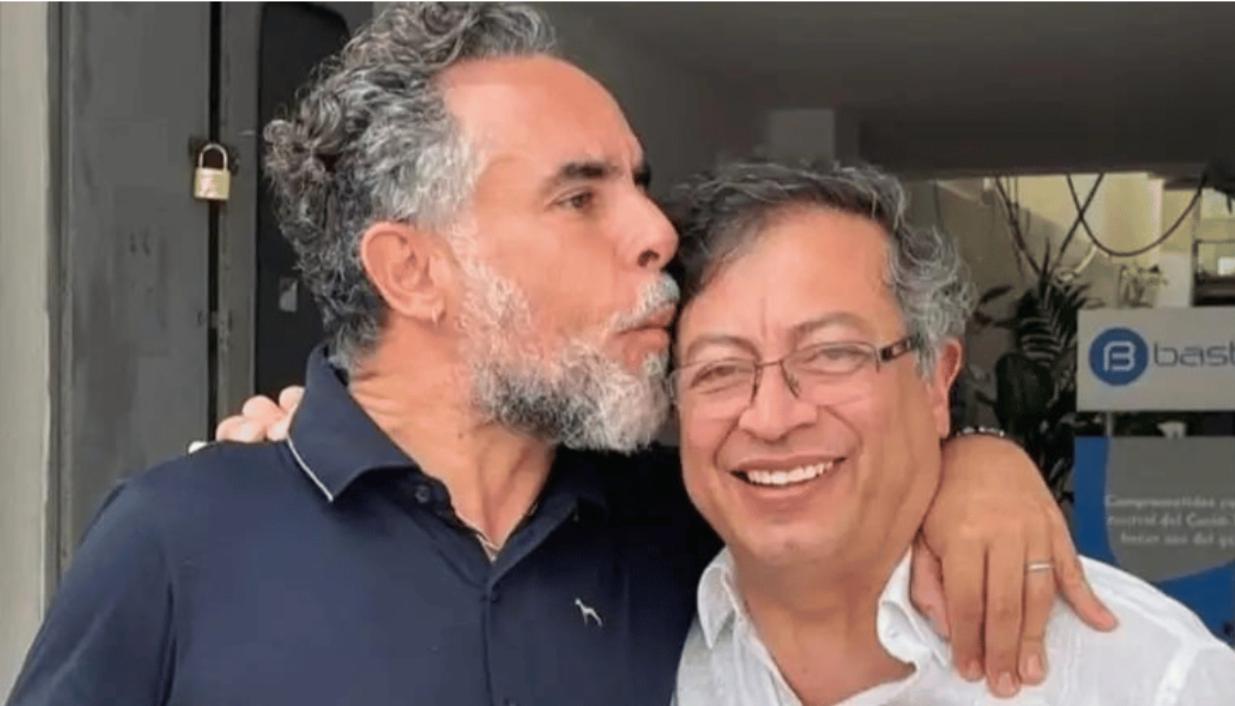 Armando Benedetti y Gustavo Petro. 