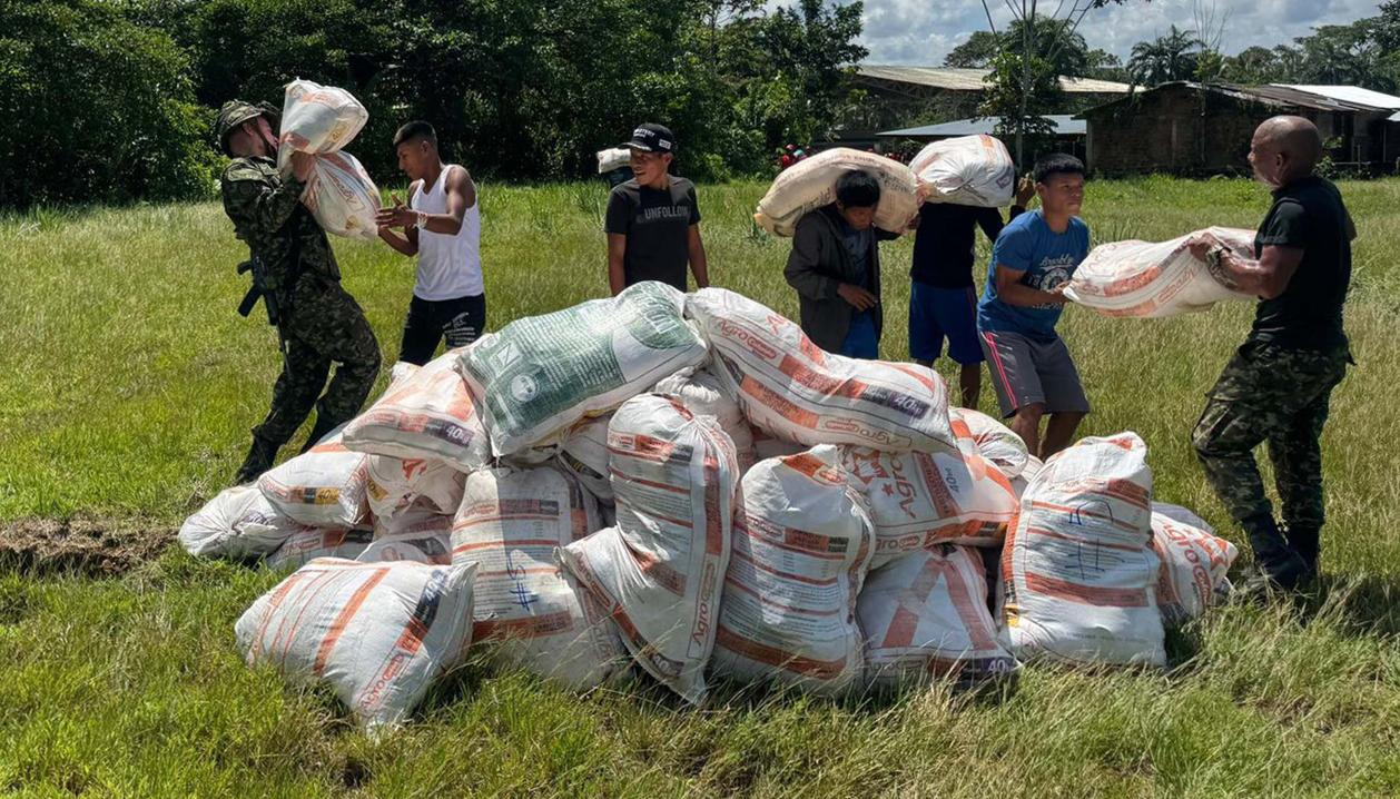 La ayuda humanitaria.