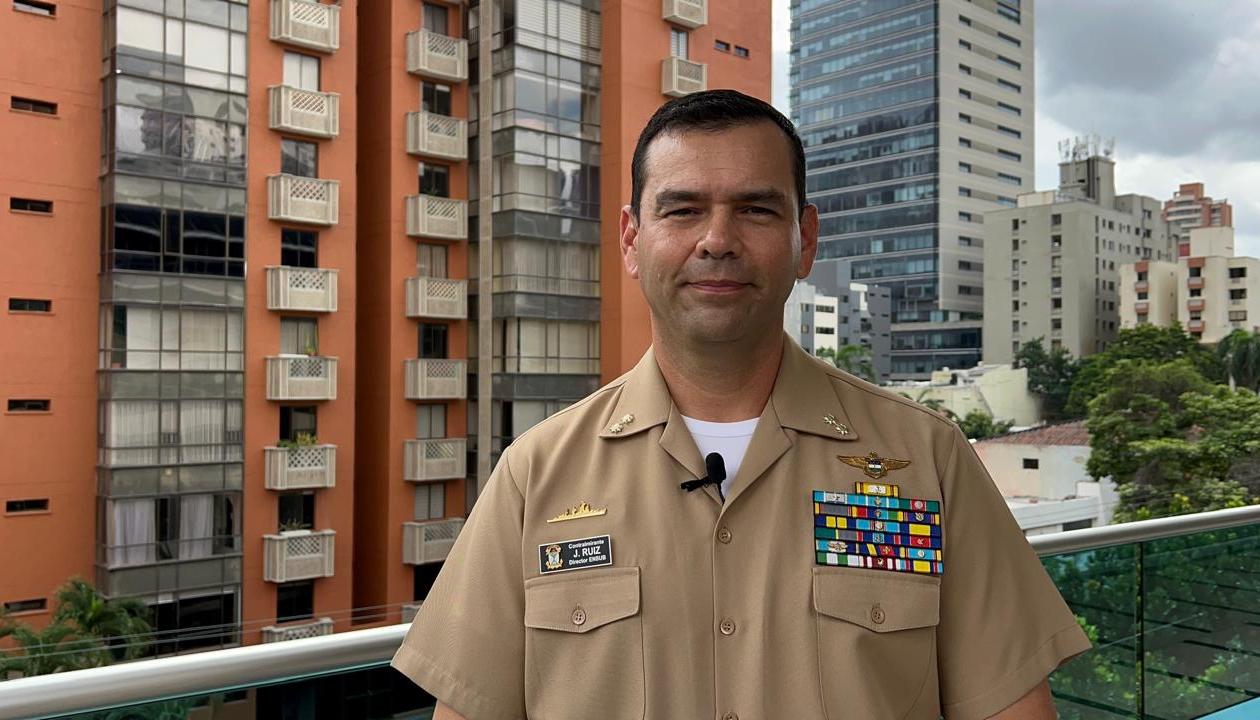 Contraalmirante John Henry Ruiz Murcia, director de la Escuela Naval de Suboficiales ‘ARC Barranquilla’.